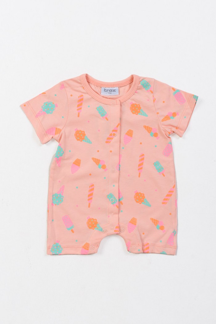 BABY OVERALLS FOR BOY TRAX 47021 CORAL