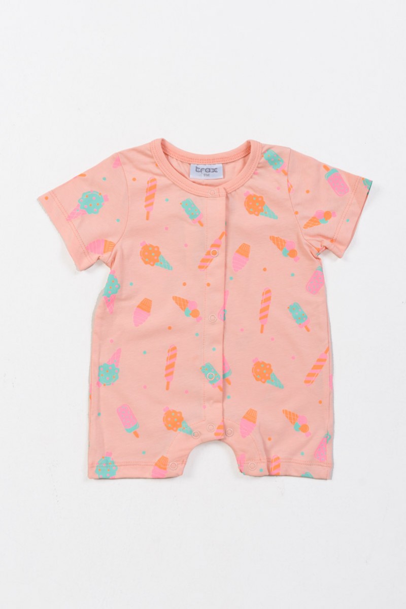 BABY OVERALLS FOR BOY TRAX 47021 CORAL