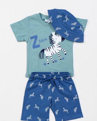 BABY SET WITH HAT FOR BOY TRAX 47058 META