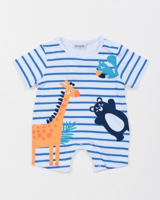 BABY OVERALLS FOR BOY TRAX 47065 WHITE