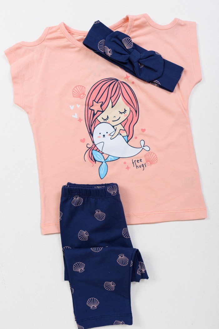 Sommer-Set Mädchen TRAX 47218 CORAL