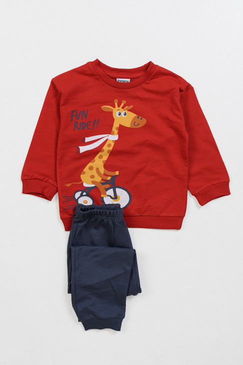 SPRING CHILDREN'S OVERALLS TRAX 47409 RED