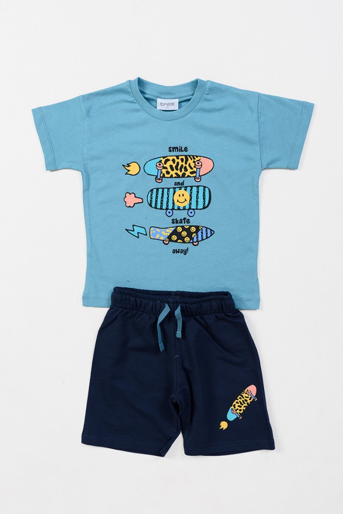 SUMMER SET BOY TRAX 47419 TURQUOISE