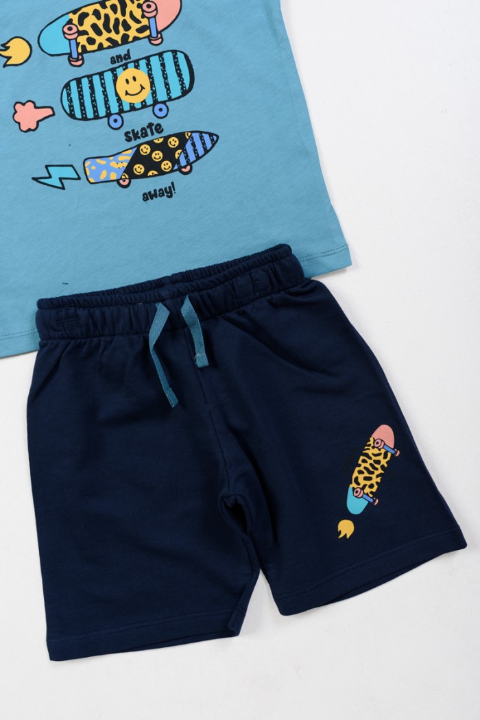 SUMMER SET BOY TRAX 47419 TURQUOISE