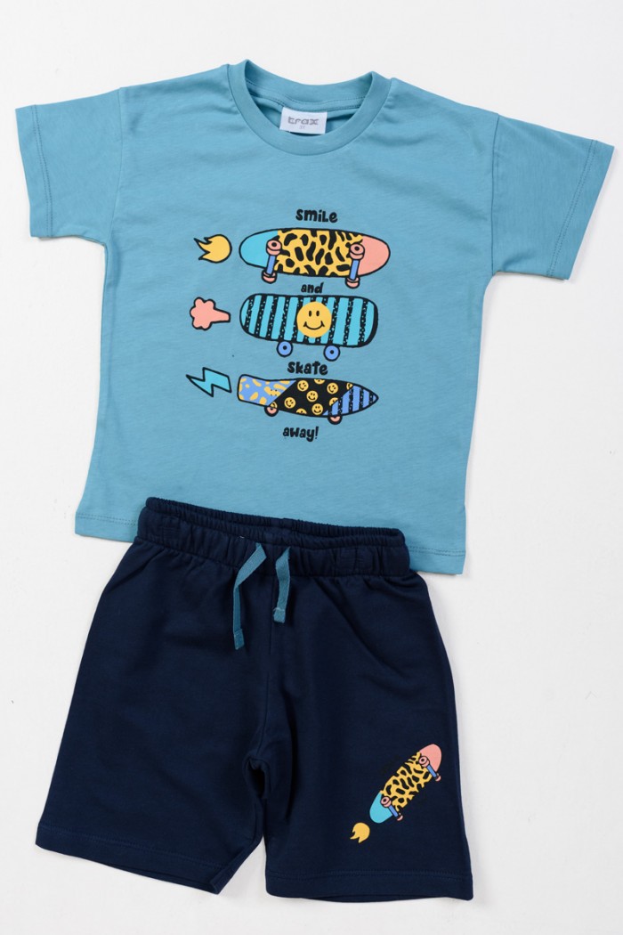SUMMER SET BOY TRAX 47419 TURQUOISE