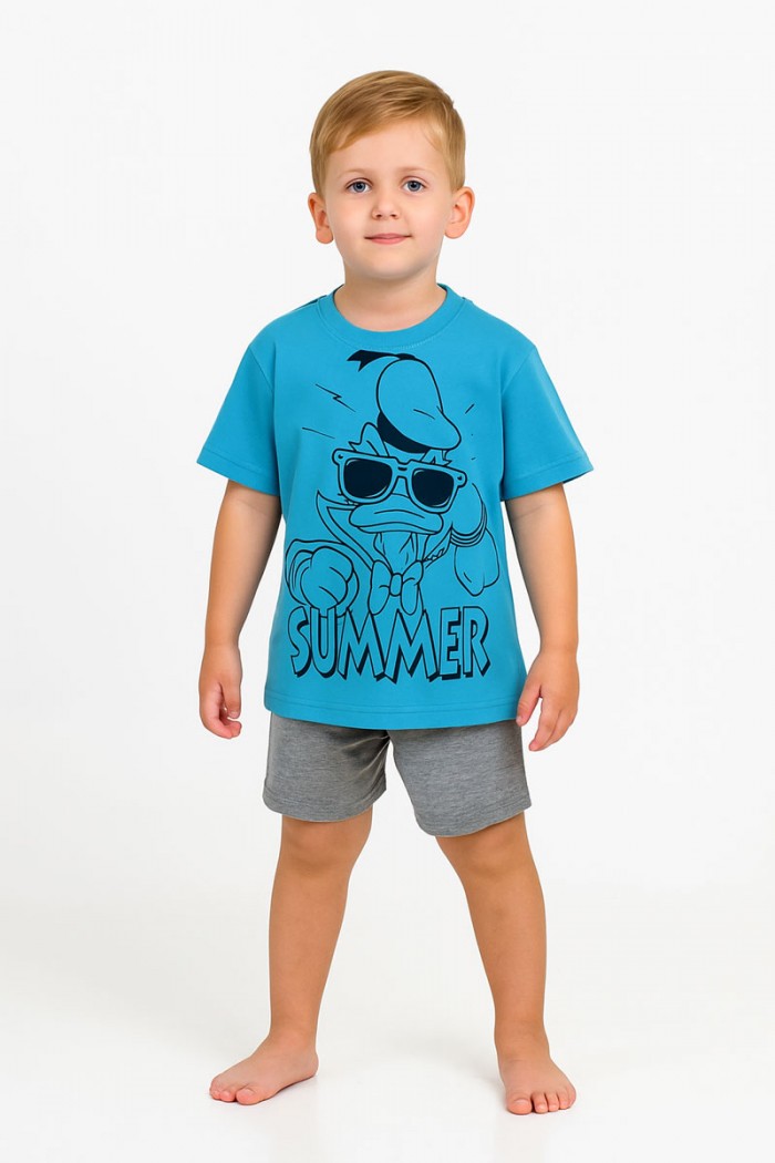 Kinderschlafanzug für Jungen GALAXY SUMMER 300 21