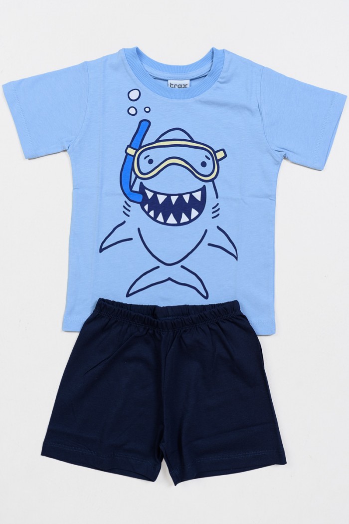 Children's summer pyjamas for boys TRAX 47491