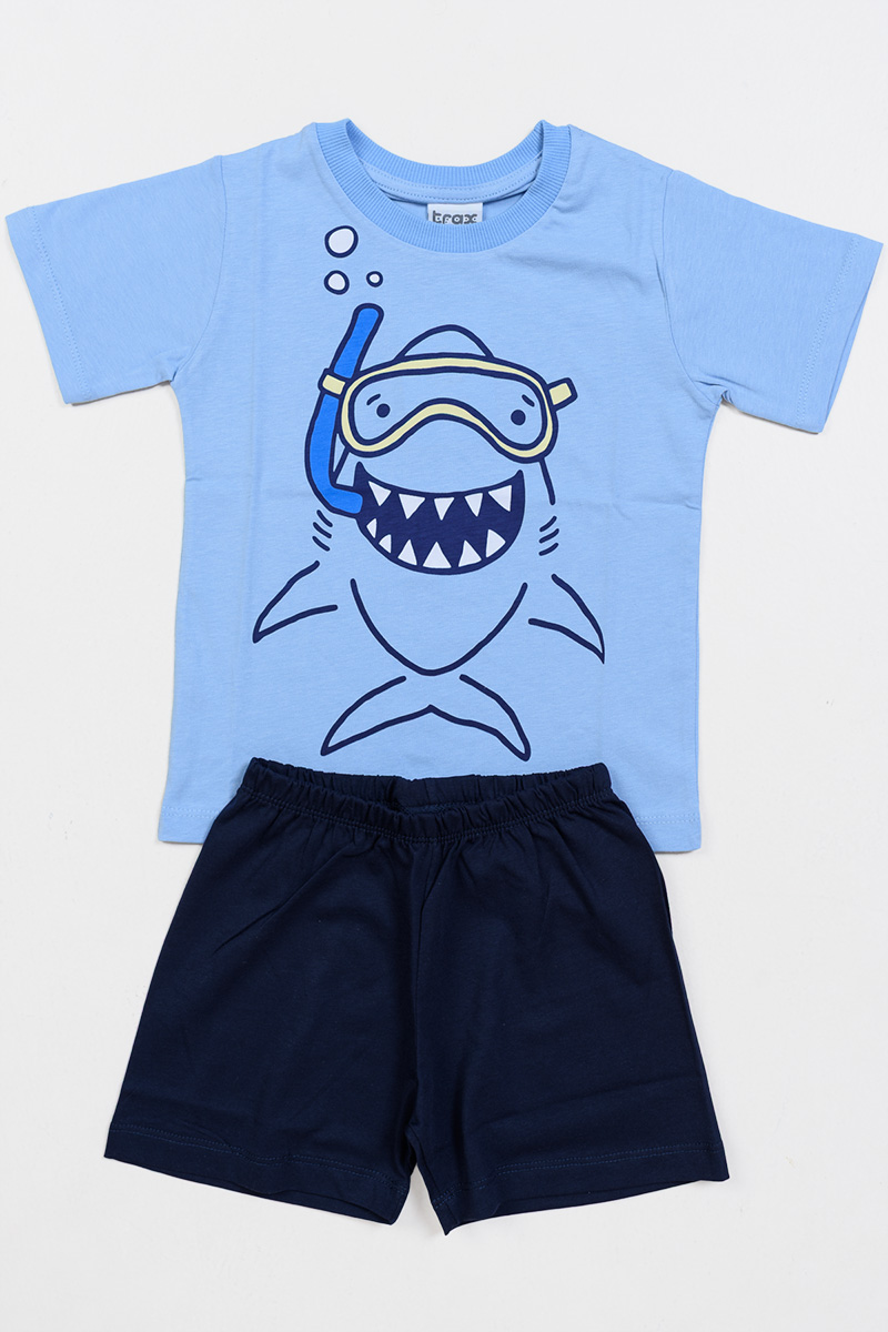 Kinder-Sommer-Pyjama für Jungen TRAX 47491 Kinder-Sommer-Pyjama für Jungen TRAX 47491