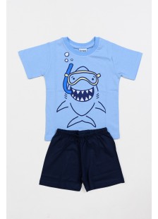 Kinder-Sommer-Pyjama für Jungen TRAX 47491 Kinder-Sommer-Pyjama für Jungen TRAX 47491