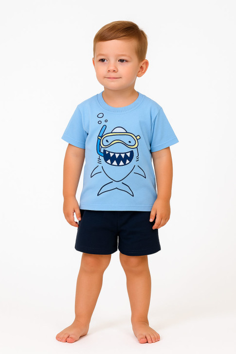 Kinder-Sommer-Pyjama für Jungen TRAX 47491