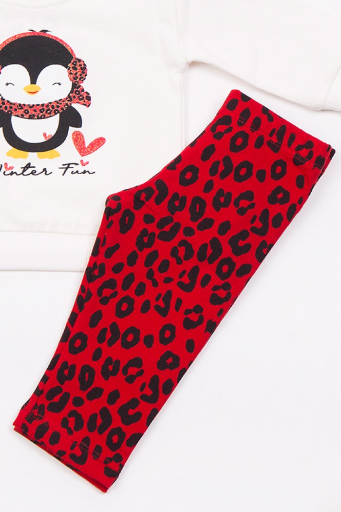 BABY CLOTHES SET WITH RIBBON TRAX 48507 ECRU