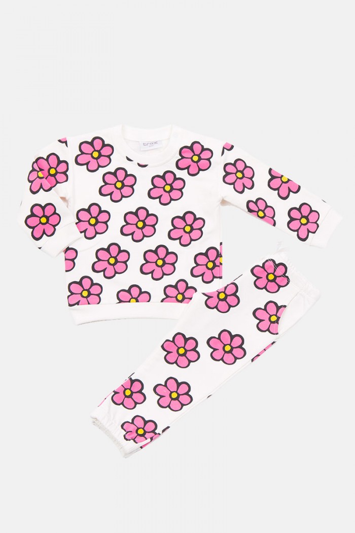 Baby girl set TRAX Daisies 48511