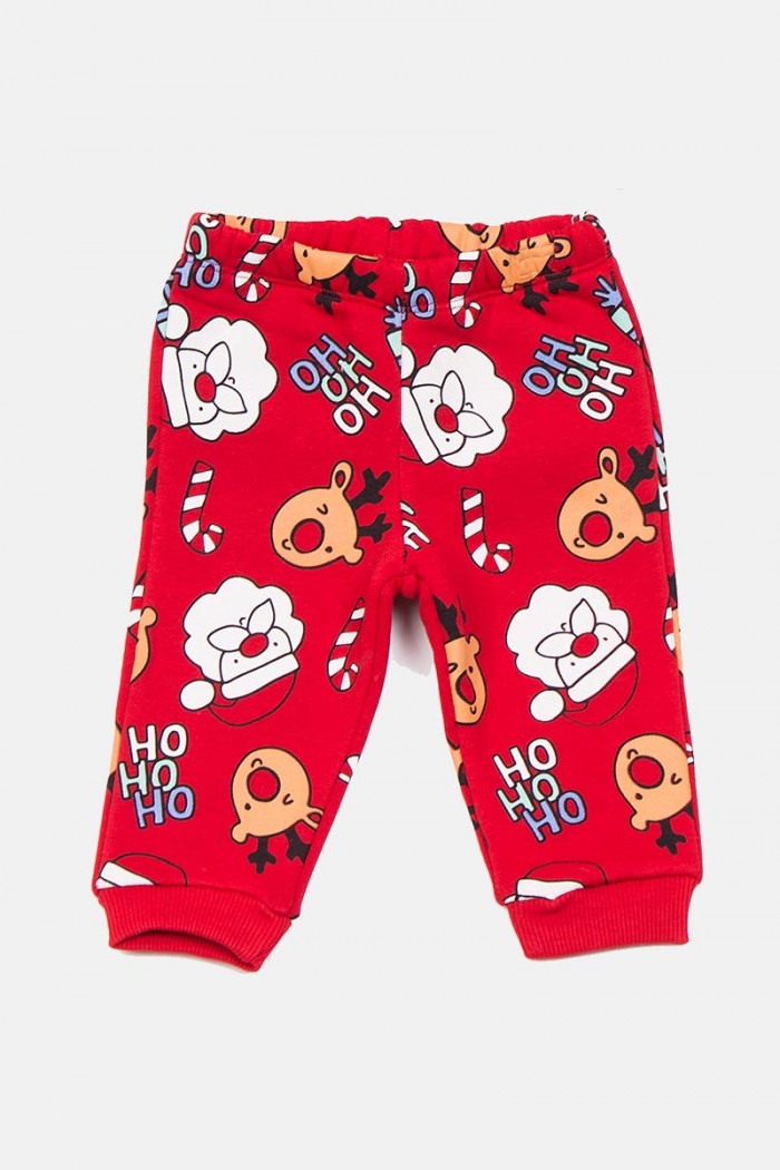 Christmas overalls for babies TRAX 48570 RED