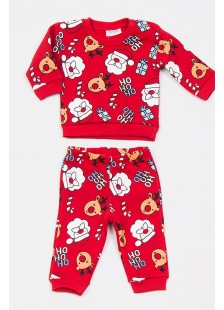 Weihnachtsoverall für Babys TRAX 48570 RED Weihnachtsoverall für Babys TRAX 48570 RED