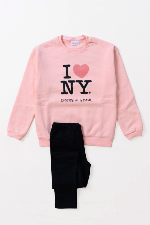 WINTER OVERALLS SET TRAX GIRL 48606 PINK