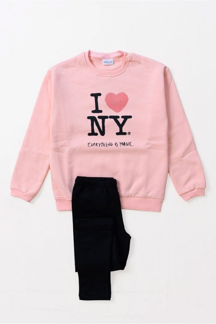 WINTER OVERALLS SET TRAX GIRL 48606 PINK