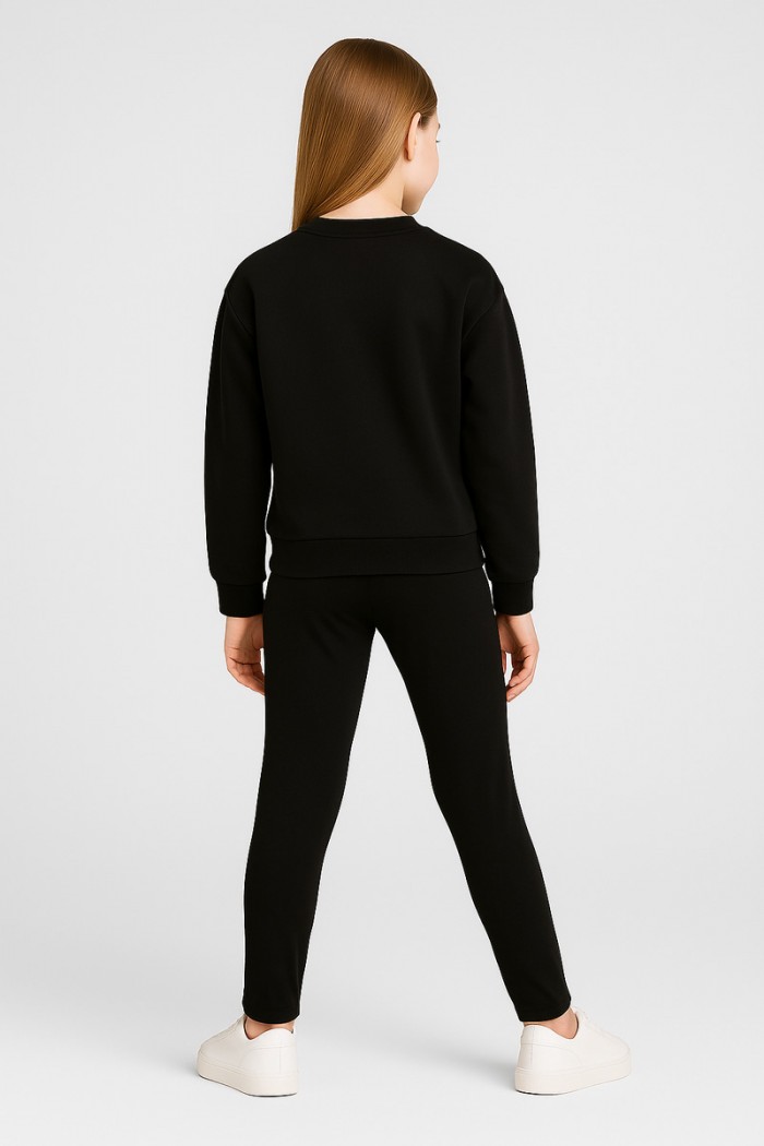 WINTER OVERALLS SET TRAX GIRL 48611 BLACK