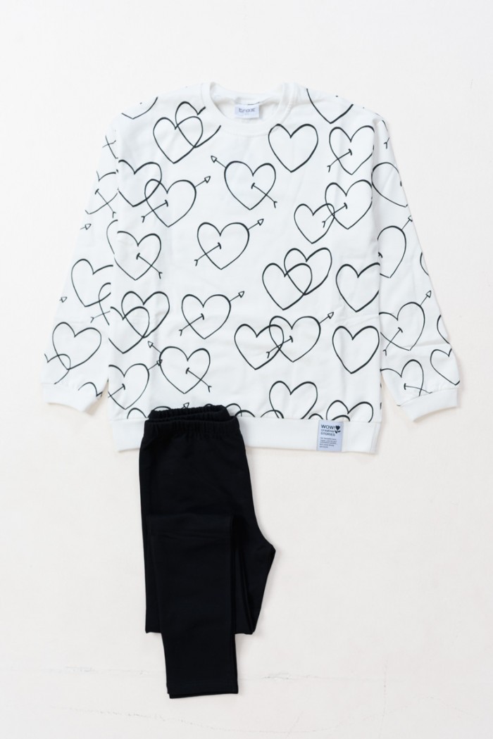 WINTER OVERALLS SET TRAX GIRL 48612 WHITE