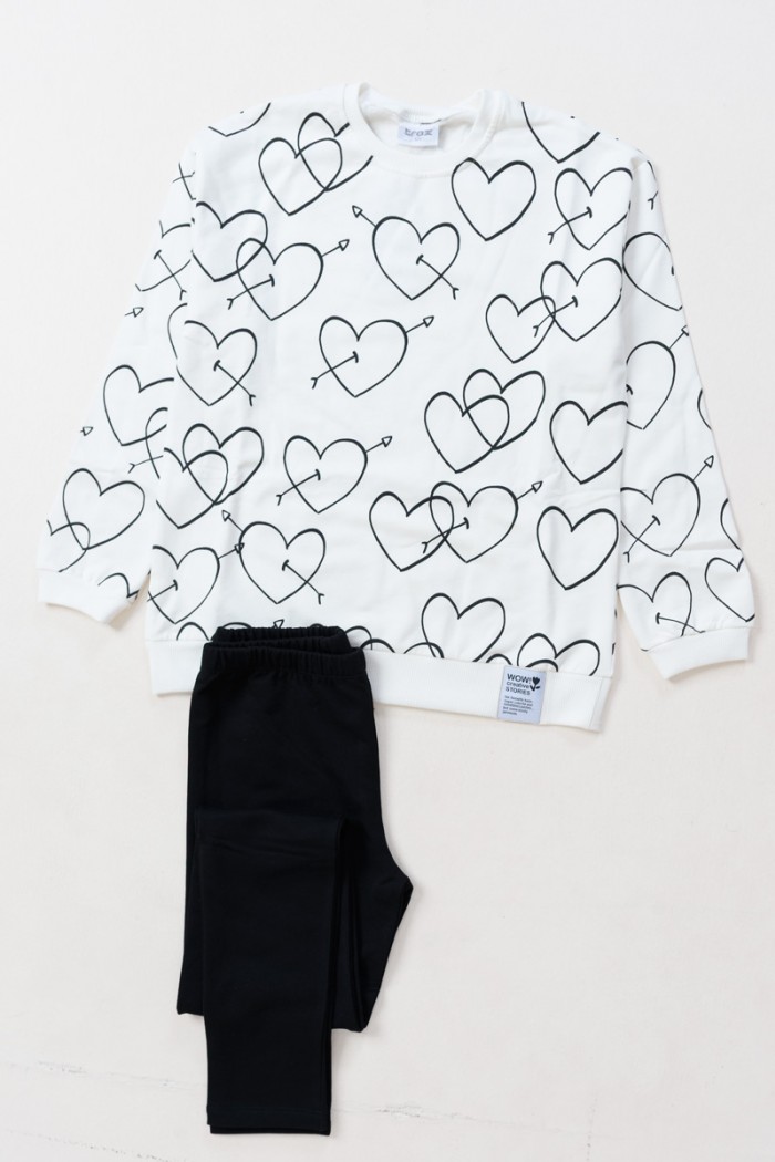 WINTER OVERALLS SET TRAX GIRL 48612 WHITE