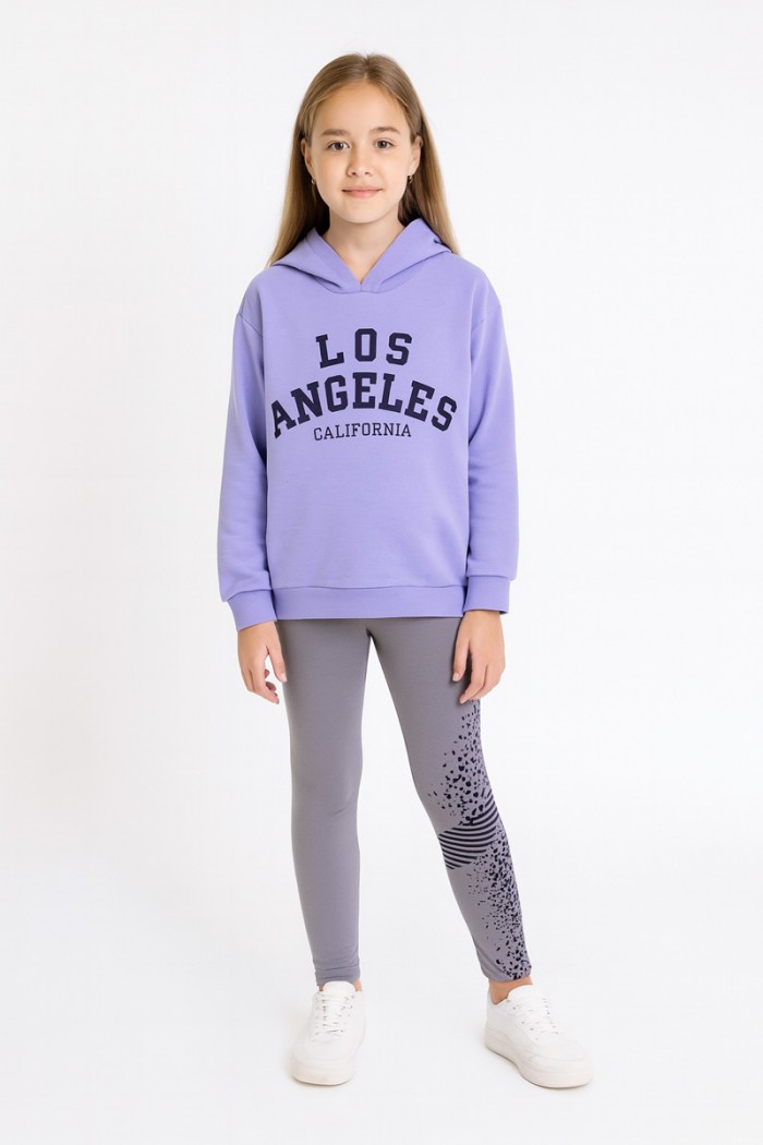 WINTER OVERALLS SET TRAX GIRL 48621 LILAC