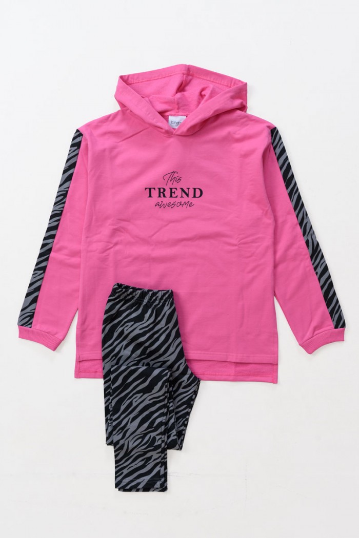 WINTER OVERALLS SET TRAX GIRL 48622 PINK