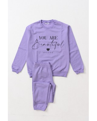 WINTER OVERALLS SET TRAX GIRL 48625 LILAC