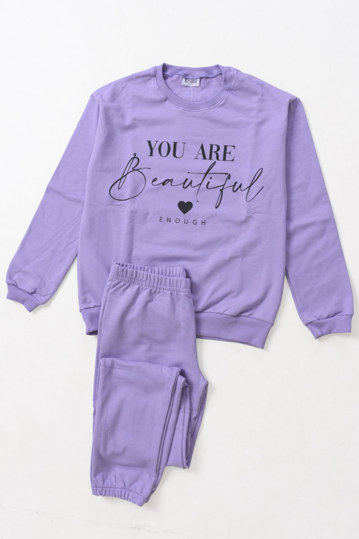 WINTER OVERALLS SET TRAX GIRL 48625 LILAC