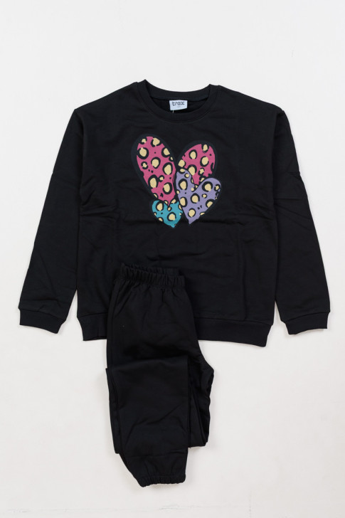 WINTER OVERALLS SET TRAX GIRL 48626 BLACK