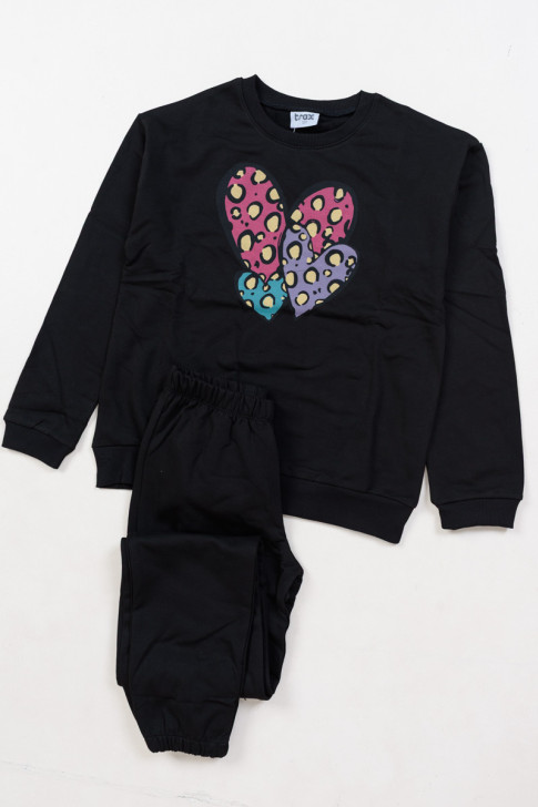 WINTER OVERALLS SET TRAX GIRL 48626 BLACK