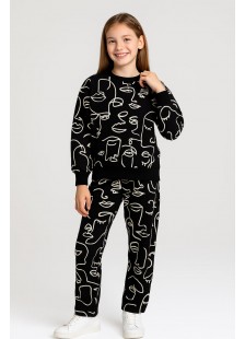 WINTEROVERALL SET TRAX GIRL 48634 SCHWARZ