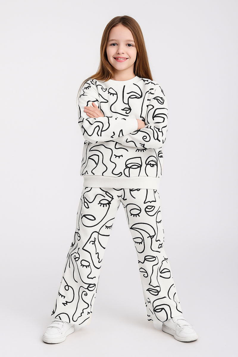 WINTEROVERALL-SET TRAX GIRL 48634 ECRU