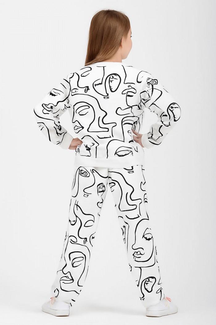 WINTER OVERALLS SET TRAX GIRL 48634 ECRU