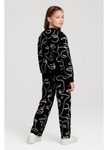 WINTEROVERALL SET TRAX GIRL 48634 SCHWARZ
