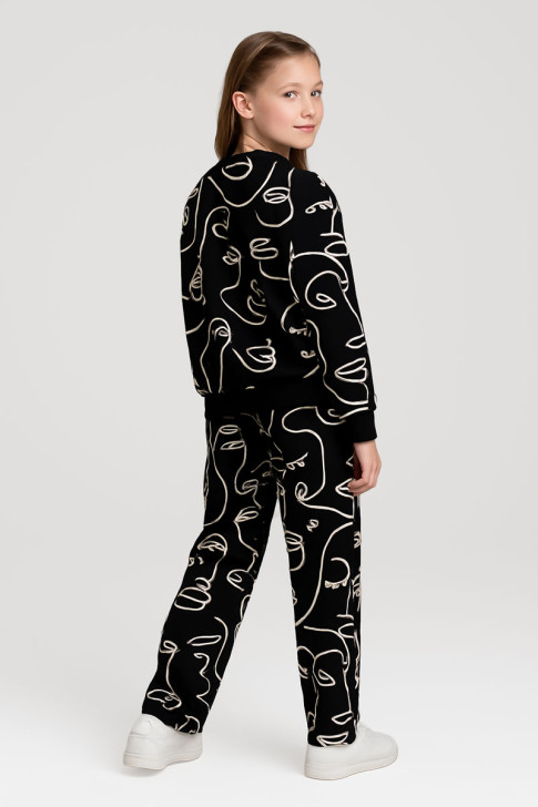 WINTER OVERALLS SET TRAX GIRL 48634 BLACK