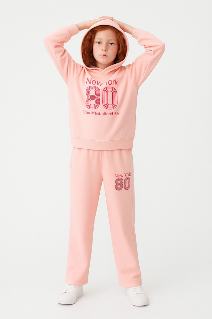 WINTER OVERALLS SET TRAX GIRL 48638 PINK