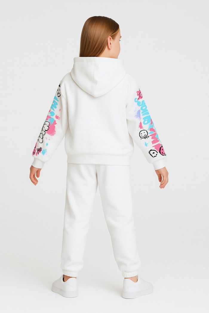 WINTER OVERALLS SET TRAX GIRL 48643 CREAM