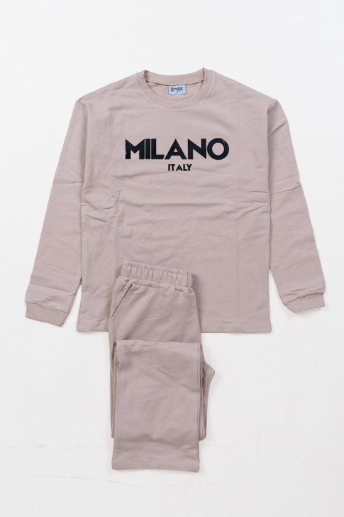 WINTER OVERALLS SET TRAX GIRL 48652 BEIGE