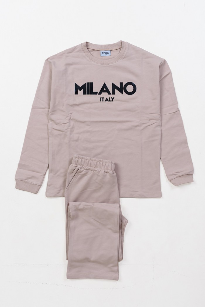 WINTER OVERALLS SET TRAX GIRL 48652 BEIGE