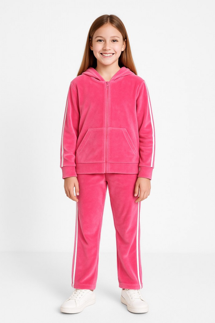 Samt-Overall-Set Mädchen TRAX 48656 FUX