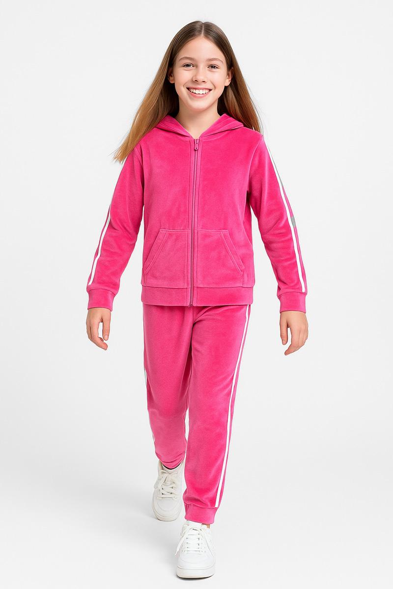 Samt-Overall-Set Mädchen TRAX 48656 FUX