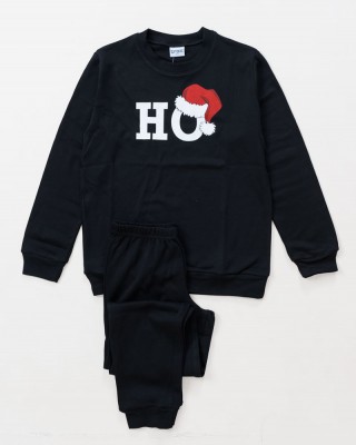CHRISTMAS PAJAMAS TEENAGE TRAX 48896 BLACK