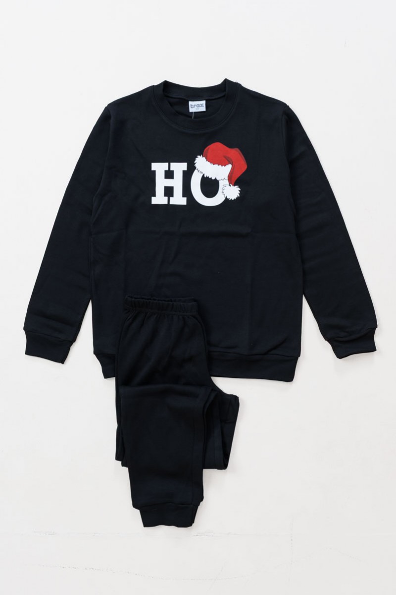 WEIHNACHTSPYJAMA TEENAGE TRAX 48896 SCHWARZ