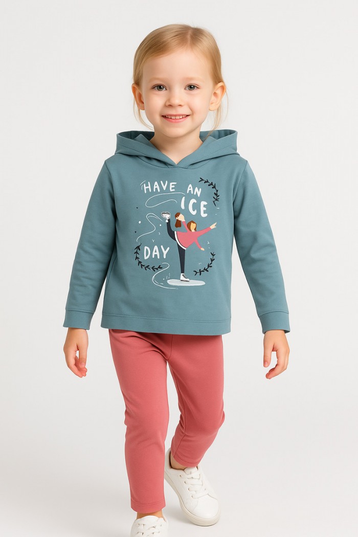 Children's set with leggings girl TRAX 48718 AKOIA