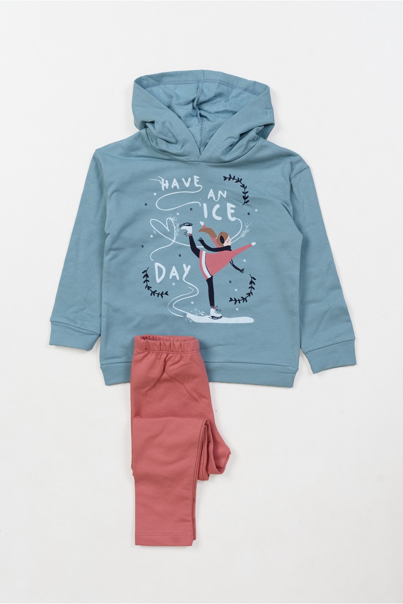 Kinderset mit Leggings Mädchen TRAX 48718 AKOIA Kinderset mit Leggings Mädchen TRAX 48718 AKOIA