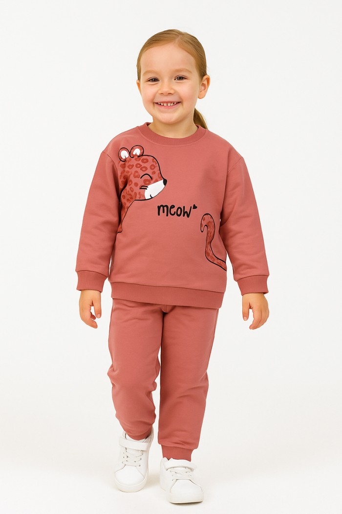 TRAX 48721 SOMON children's tracksuit set for girls