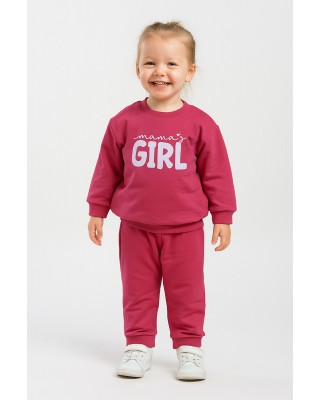 TRAX 48723 FUX 48723 girl's overalls set