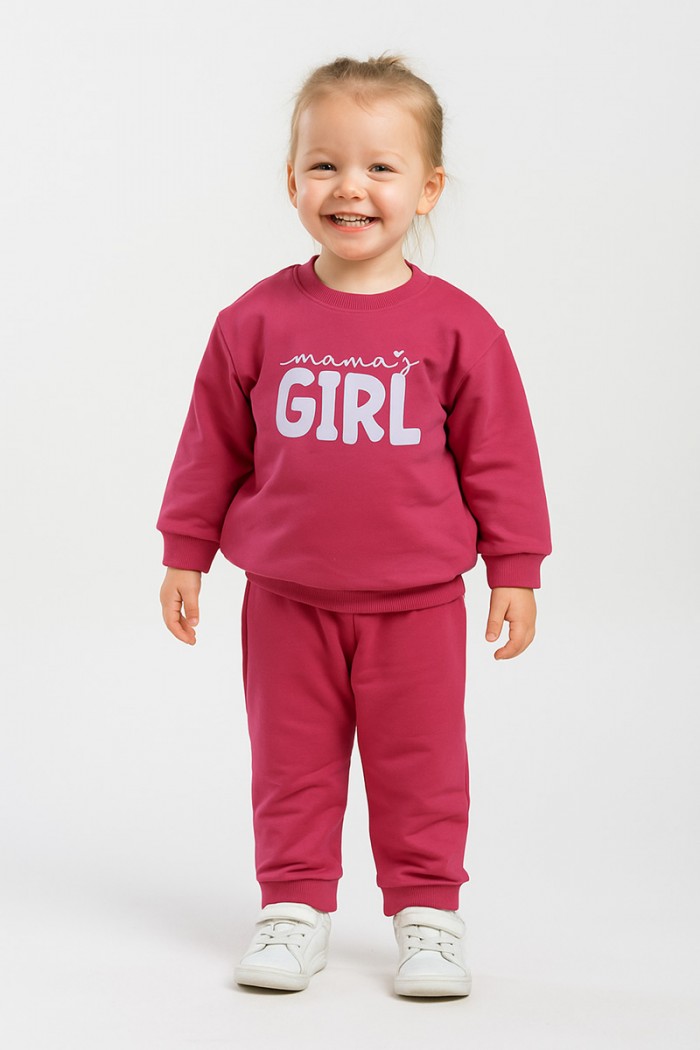 TRAX 48723 FUX 48723 girl's overalls set