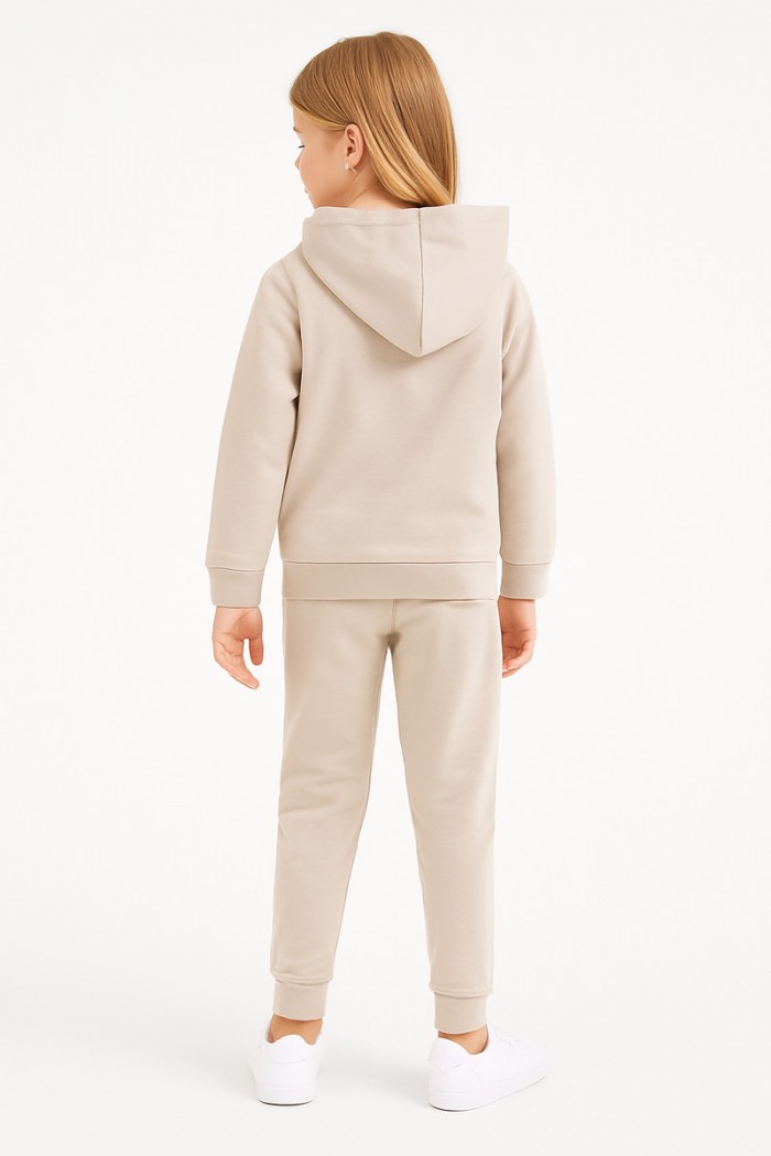 Children's set with leggings girl TRAX 48732 EKROU