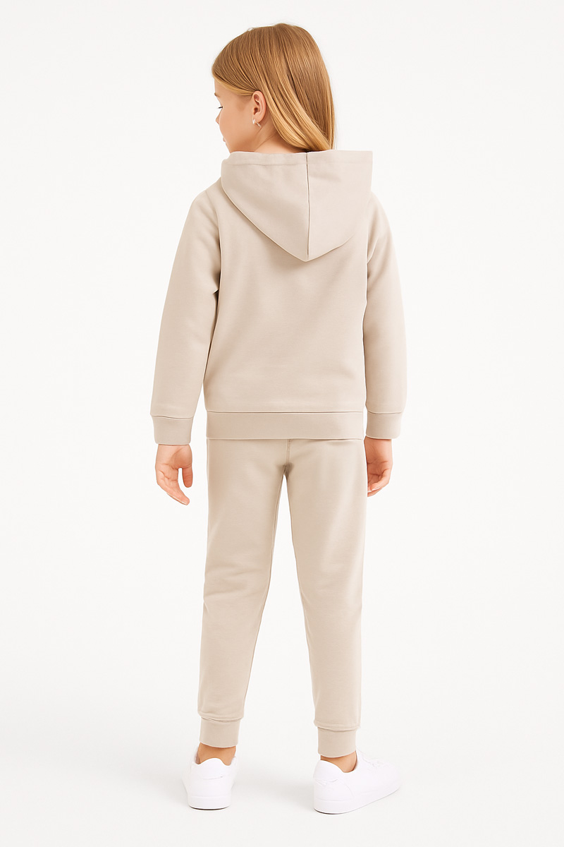 Children's set with leggings girl TRAX 48732 EKROU