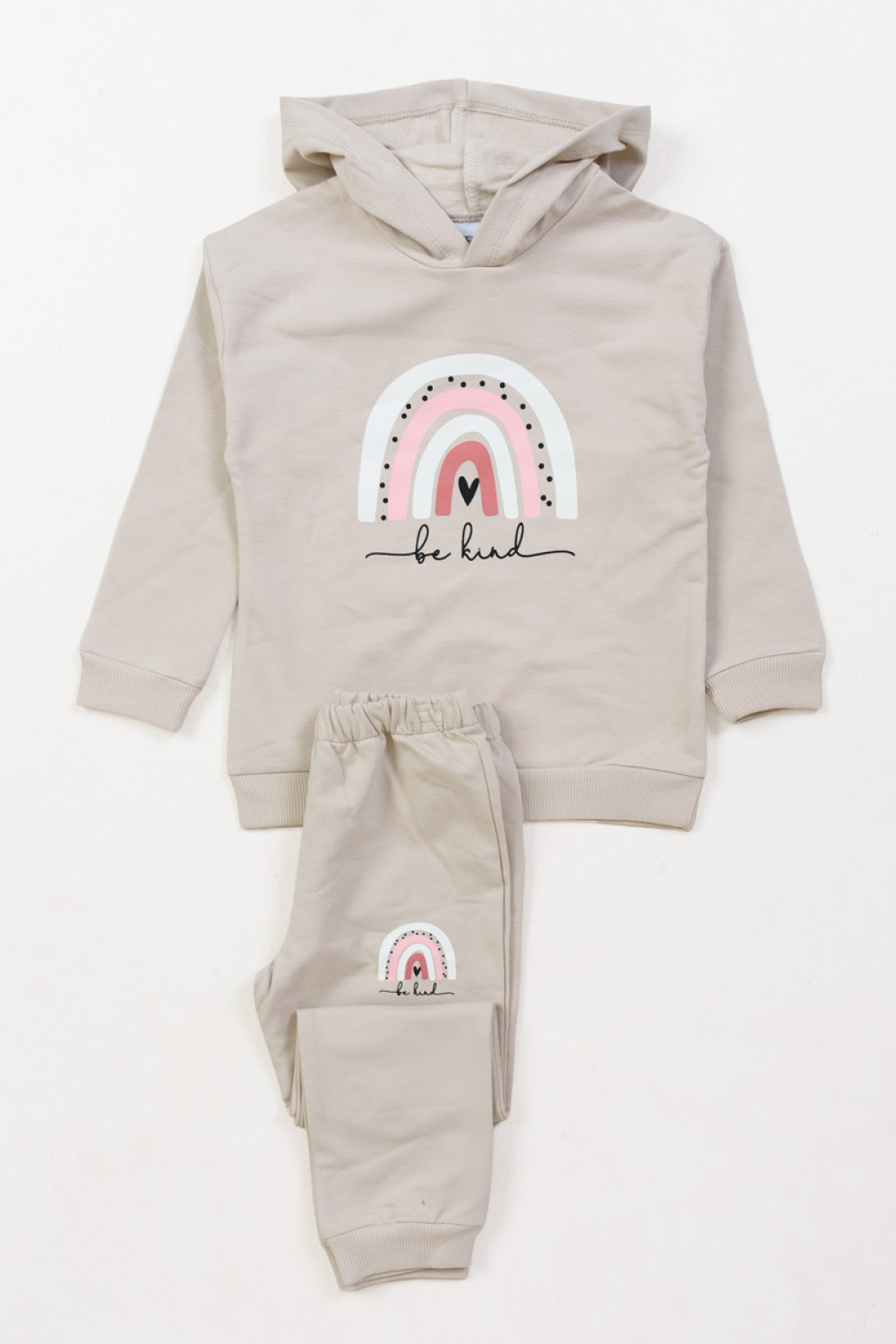 Children's set with leggings girl TRAX 48732 EKROU